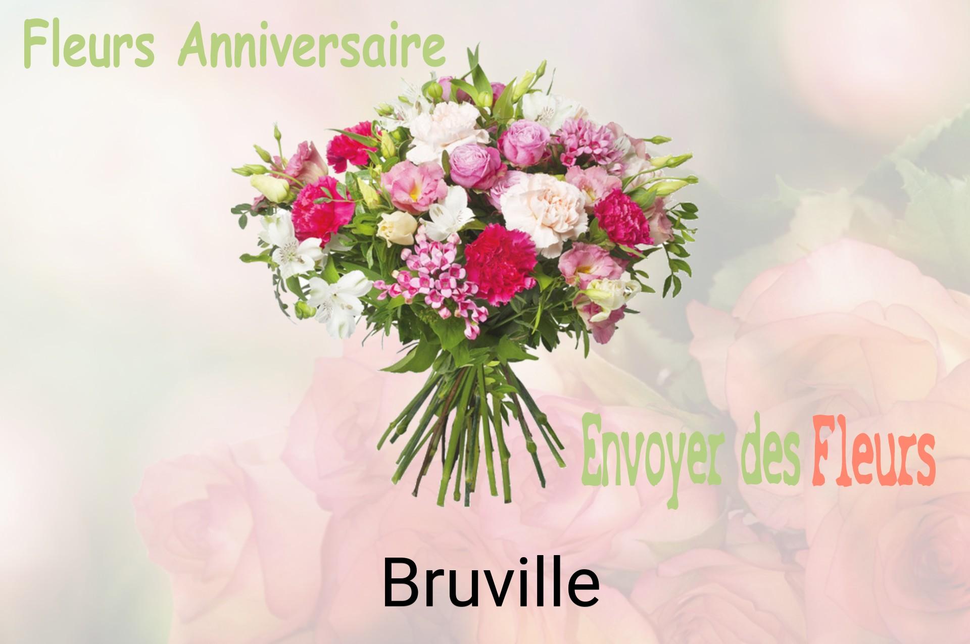 Bouquet de fleurs d’anniversaire livré à Bruville
