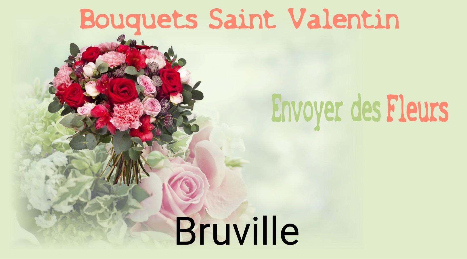 Roses de Saint-Valentin livrées à Bruville
